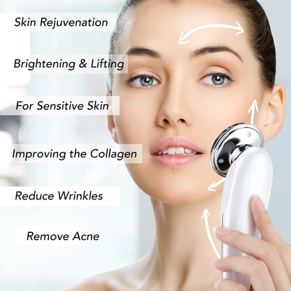 Face Lifting Device EMS Microcurrent Skin LED Facial Neck Massager