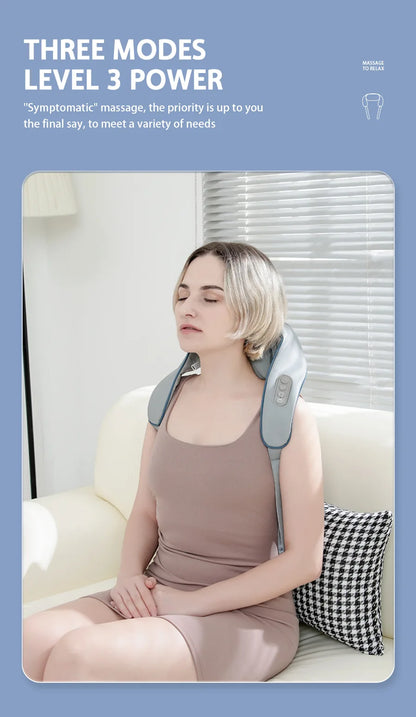 Portable Mini Relaxer Dredge Kneading Smart Electric Wrap Heated
