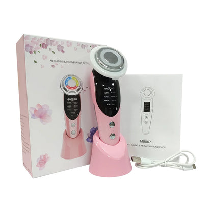 Face Lifting Device EMS Microcurrent Skin LED Facial Neck Massager