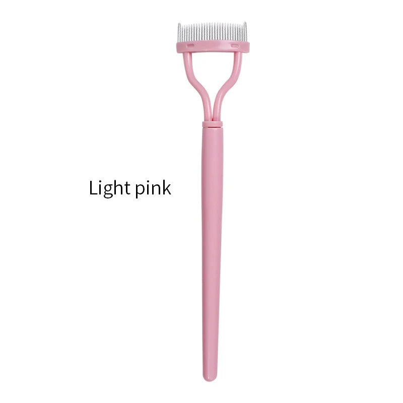 Eyelash Separator Metal Teeth Straight Eyelash Curler Beauty Makeup