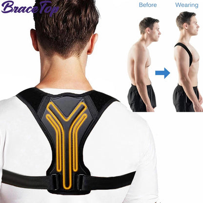 Verstelbare Rug- en Schoudercorrector – Clavicle Support Posture Brace