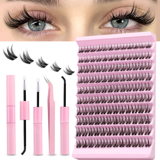 Lash Extension Kit Individual Eyelash Extension Kit Cluster Lashes