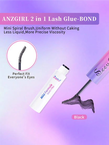 Eyelash Glue and Seal for Eyelash Clusters Strong Fixed tool