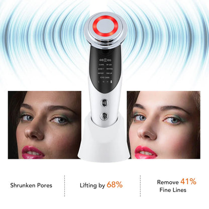 Face Lifting Device EMS Microcurrent Skin LED Facial Neck Massager