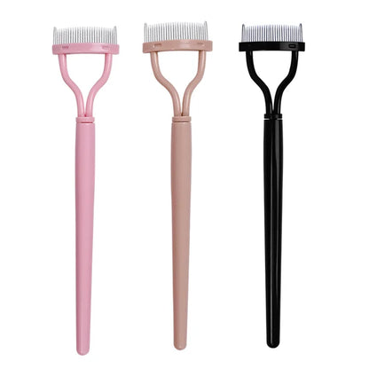 Eyelash Separator Metal Teeth Straight Eyelash Curler Beauty Makeup
